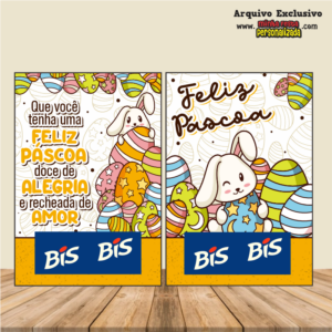 CARTÃO PARA BIS DE PÁSCOA - KIT 01